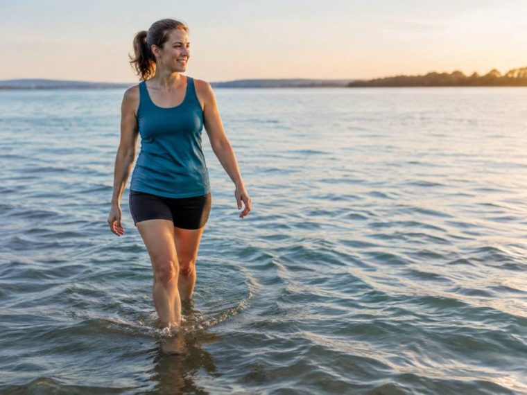 Marcher dans l’eau : bienfaits, conseils et précautions pour votre santé